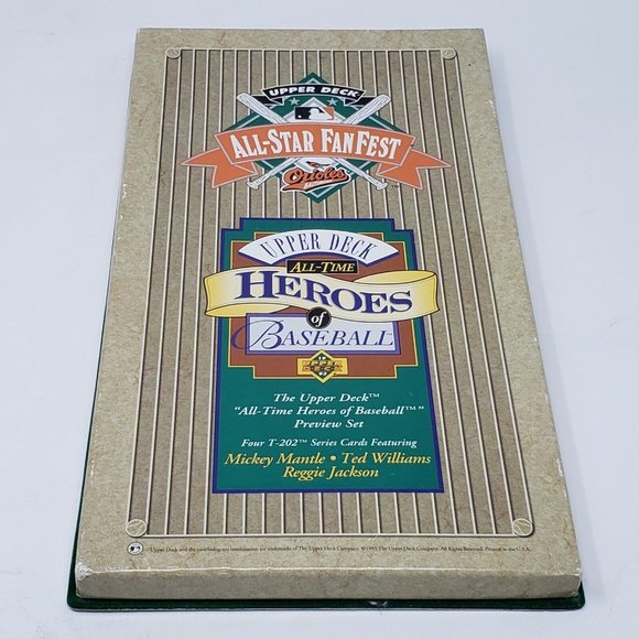 1993 Upper Deck All Star Fanfest All Time Heroes of Baseball Preview Set Sealed - Picture 1 of 5